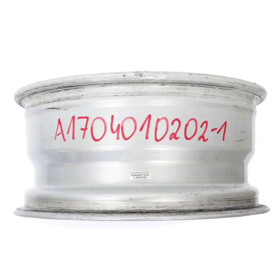 Jante alliage avant argent 16" 7J ET:37 pour Mercedes SLK R170 à propos du numéro de pièce A1704010202 Mercedes SLK R170 Jante alliage avant argent 16" 7J ET:37 - SKU A1704010202-1 - Numéro de pièce A1704010202