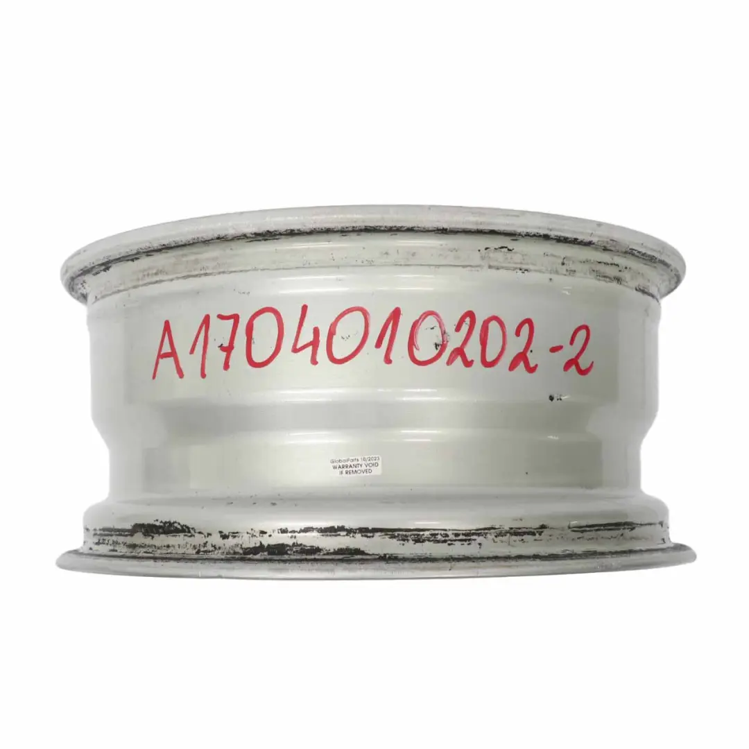 Cerchio anteriore in lega argento 16" 7J ET:37 per Mercedes SLK R170 con numero di parte A1704010202 Mercedes SLK R170 Cerchio anteriore in lega argento 16" 7J ET:37 - SKU A1704010202-2 - Numero di parte A1704010202