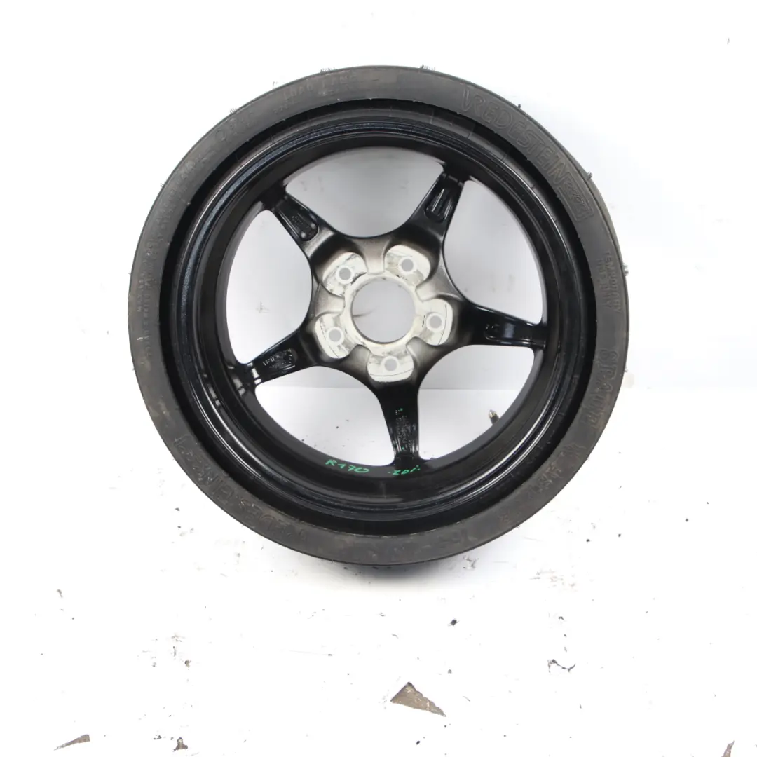 Spare Wheel Mercedes R170 Compact Steel R15 Tyre 165 to with Part number A1704010502 Spare Wheel Mercedes R170 Compact Steel R15 Tyre 165 - SKU A1704010502 - Part number A1704010502