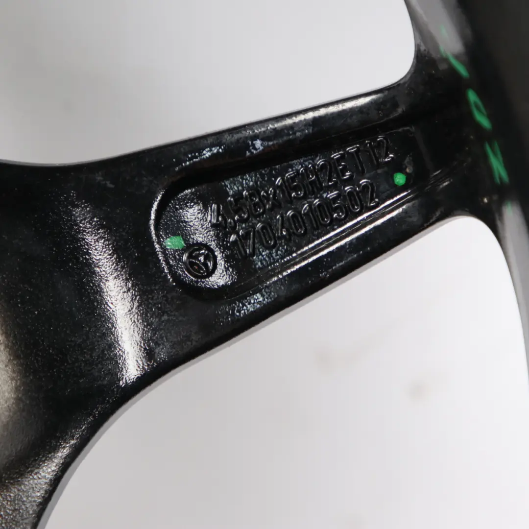 Spare Wheel Mercedes R170 Compact Steel R15 Tyre 165 to with Part number A1704010502 Spare Wheel Mercedes R170 Compact Steel R15 Tyre 165 - SKU A1704010502 - Part number A1704010502