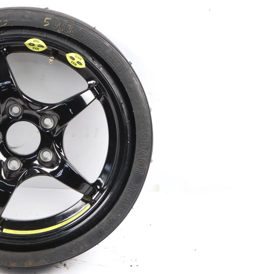 Spare Wheel Mercedes R170 Compact Steel R15 Tyre 165 to with Part number A1704010502 Spare Wheel Mercedes R170 Compact Steel R15 Tyre 165 - SKU A1704010502 - Part number A1704010502