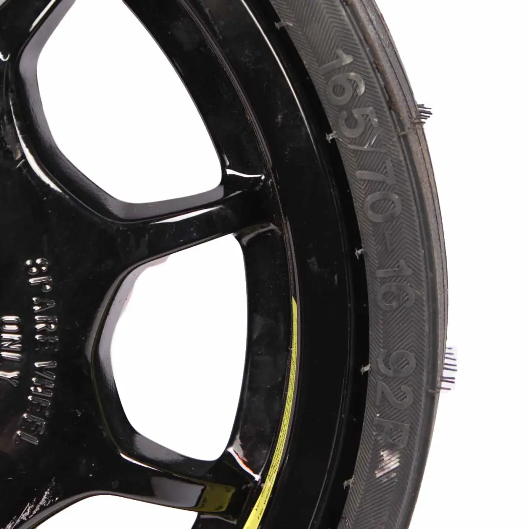 Spare Wheel Mercedes CL203 W203 Compact Steel R16 Tyre 165/70 to with Part number A1704010602 Spare Wheel Mercedes CL203 W203 Compact Steel R16 Tyre 165/70 - SKU A1704010602 - Part number A1704010602