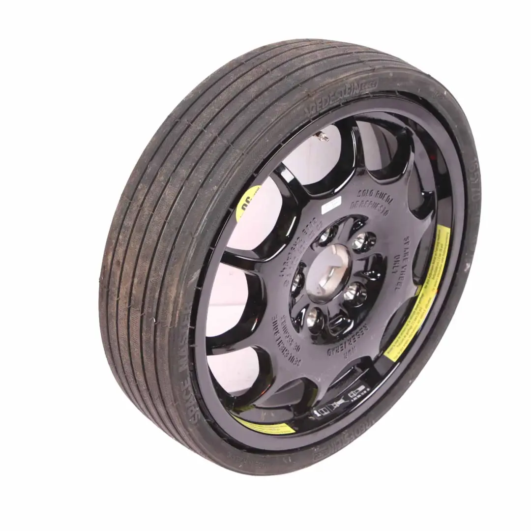  Roue secours Mercedes CL203 W203 Acier Compact R16 165/70 - SKU A1704010602 - Numéro de pièce A1704010602
