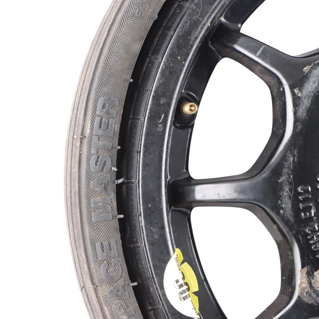 Spare Wheel Mercedes CL203 R170 Compact Steel R16 Tyre 165/70 to with Part number A1704010802 Spare Wheel Mercedes CL203 R170 Compact Steel R16 Tyre 165/70 - SKU A1704010802 - Part number A1704010802