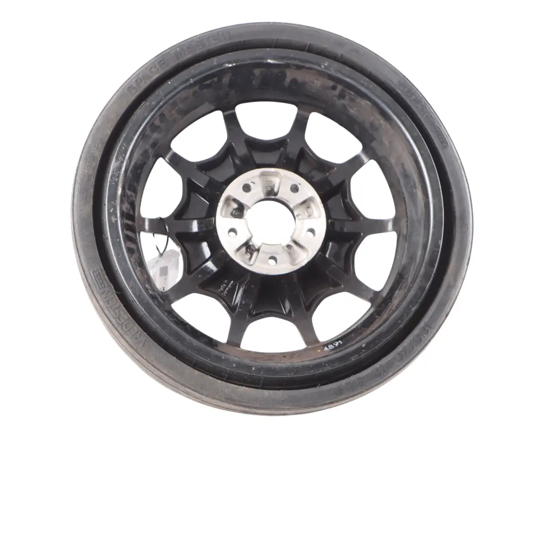 Spare Wheel Mercedes CL203 R170 Compact Steel R16 Tyre 165/70 to with Part number A1704010802 Spare Wheel Mercedes CL203 R170 Compact Steel R16 Tyre 165/70 - SKU A1704010802 - Part number A1704010802