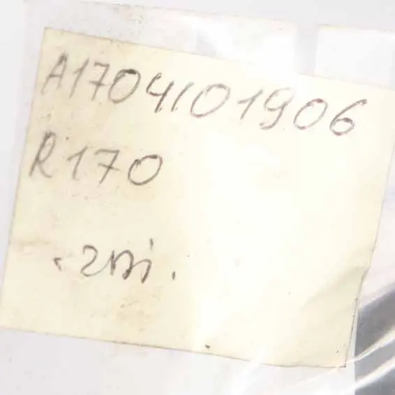 Arbre transmission Mercedes SLK R170 Transmission Automatique pour à propos du numéro de pièce A1704101906 Arbre transmission Mercedes SLK R170 Transmission Automatique - SKU A1704101906 - Numéro de pièce A1704101906