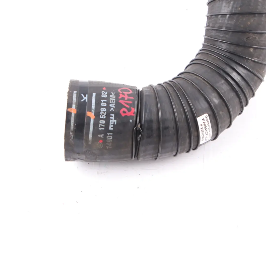 M111 Air Intake Charge Hose Intercooler Pipe Line to Mercedes SLK R170 with Part number A1705280182 Mercedes SLK R170 M111 Air Intake Charge Hose Intercooler Pipe Line - SKU A1705280182 - Part number A1705280182