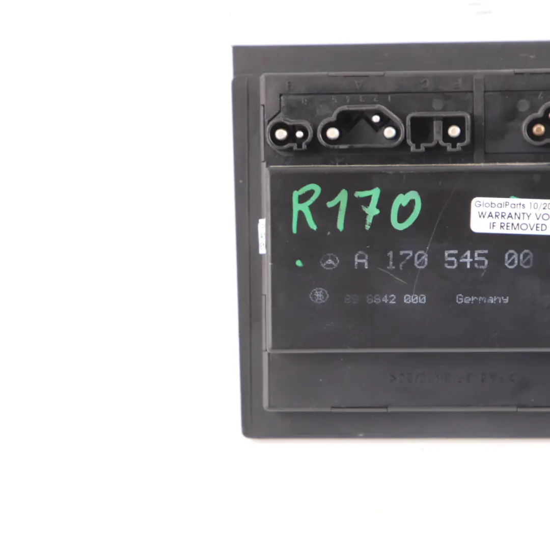 Mercedes SLK R170 Climate Control Air Conditioning Module Unit - SKU A1705450005 - Part number A1705450005