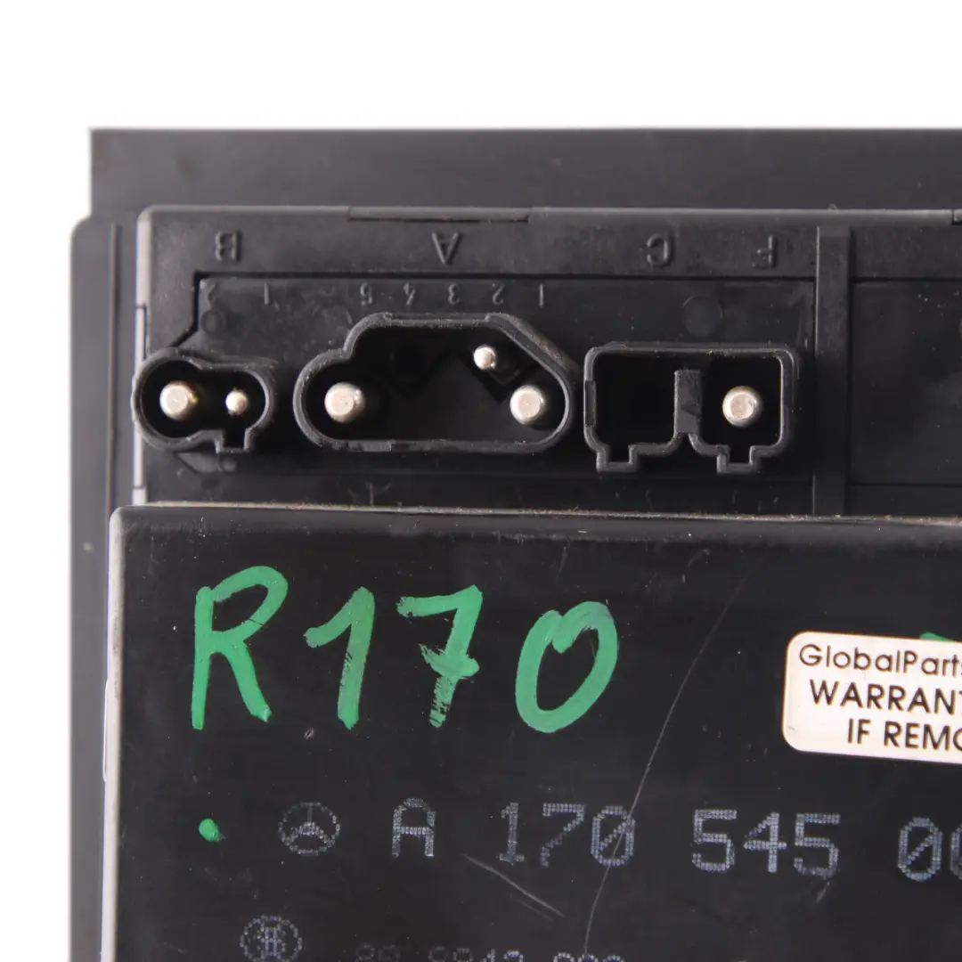 Mercedes SLK R170 Climate Control Air Conditioning Module Unit - SKU A1705450005 - Part number A1705450005