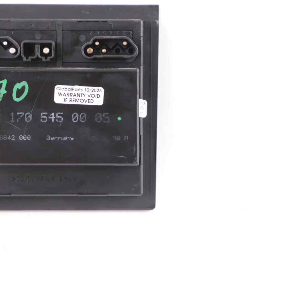 Mercedes SLK R170 Climate Control Air Conditioning Module Unit - SKU A1705450005 - Part number A1705450005