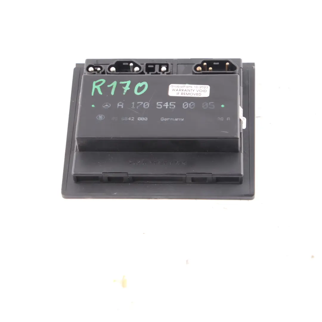 Climate Control Air Conditioning Module Unit to Mercedes SLK R170 with Part number A1705450005 Mercedes SLK R170 Climate Control Air Conditioning Module Unit - SKU A1705450005 - Part number A1705450005