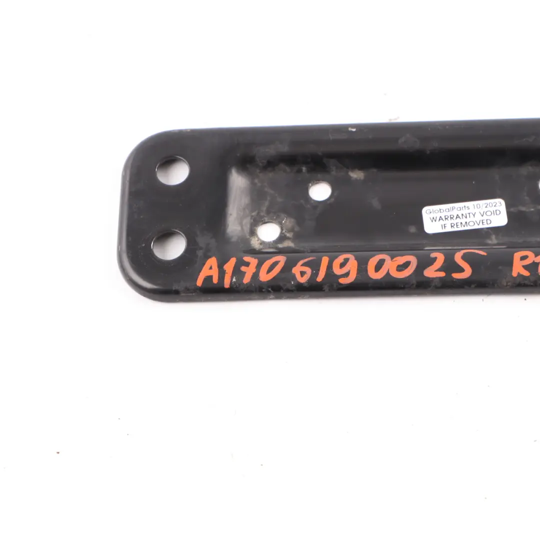 Floor Stiffener Support Cover Mount Bracket to Mercedes SLK R170 R171 with Part number A1706190025 Mercedes SLK R170 R171 Floor Stiffener Support Cover Mount Bracket - SKU A1706190025 - Part number A1706190025