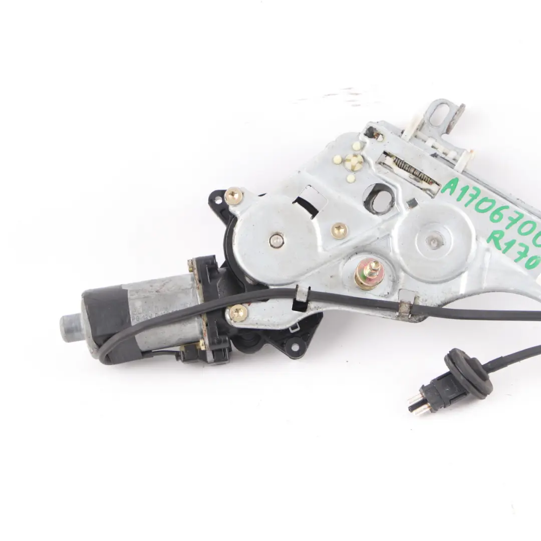 Window Lifter Regulator Mechanism Rear Left N/S to Mercedes SLK R170 with Part number A1706700103 Mercedes SLK R170 Window Lifter Regulator Mechanism Rear Left N/S - SKU A1706700103 - Part number A1706700103