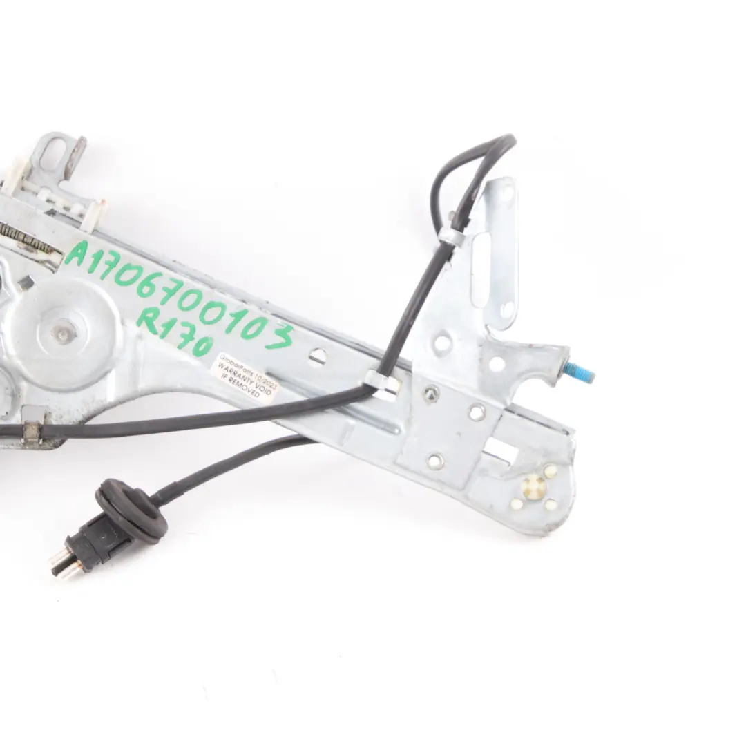 Mercedes SLK R170 Window Lifter Regulator Mechanism Rear Left N/S - SKU A1706700103 - Part number A1706700103