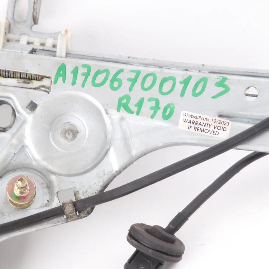 Mercedes SLK R170 Window Lifter Regulator Mechanism Rear Left N/S - SKU A1706700103 - Part number A1706700103