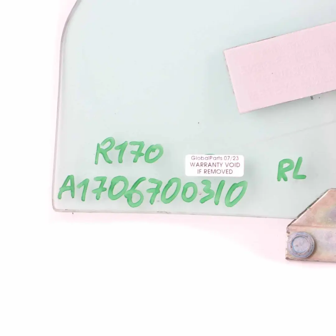 Mercedes SLK R170 Vetro finestrino quarto guida posteriore sinistro - SKU A1706700310 - Numero di parte A1706700310