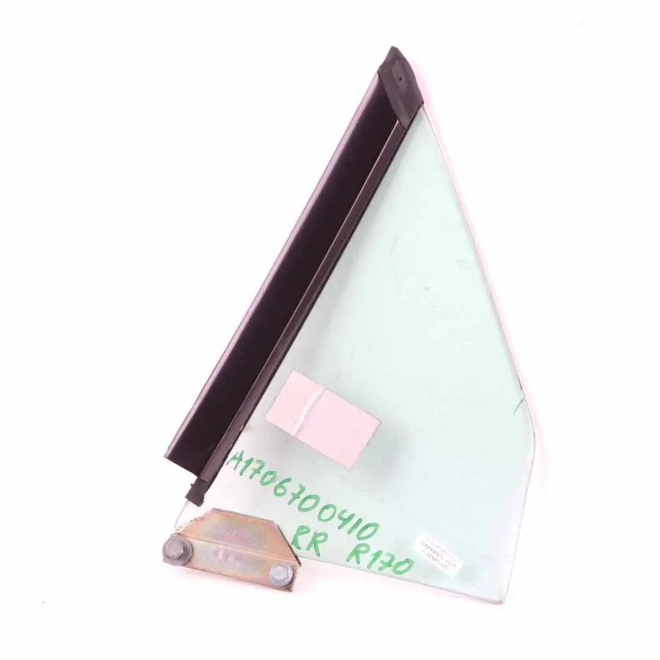 Viertel Fenster Glas hinten rechts für Mercedes SLK R170 Cabrio mit Teilenummer A1706700410 Mercedes SLK R170 Cabrio Viertel Fenster Glas hinten rechts - SKU A1706700410 - Teilenummer A1706700410