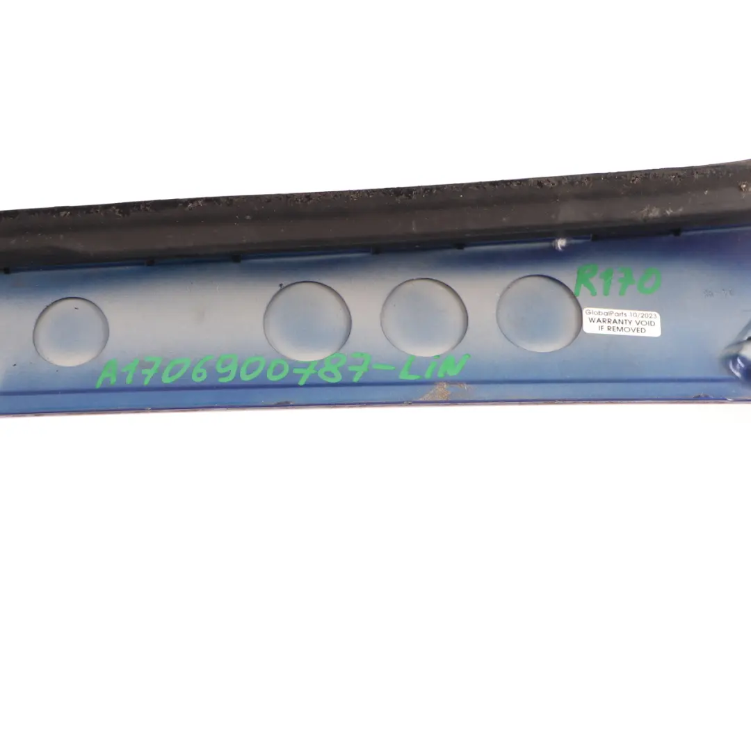 Windscreen A-Pillar Trim Linarite Blue - 352 Left N/S to Mercedes R170 with Part number A1706900787 Mercedes R170 Windscreen A-Pillar Trim Linarite Blue - 352 Left N/S - SKU A1706900787-LIN - Part number A1706900787