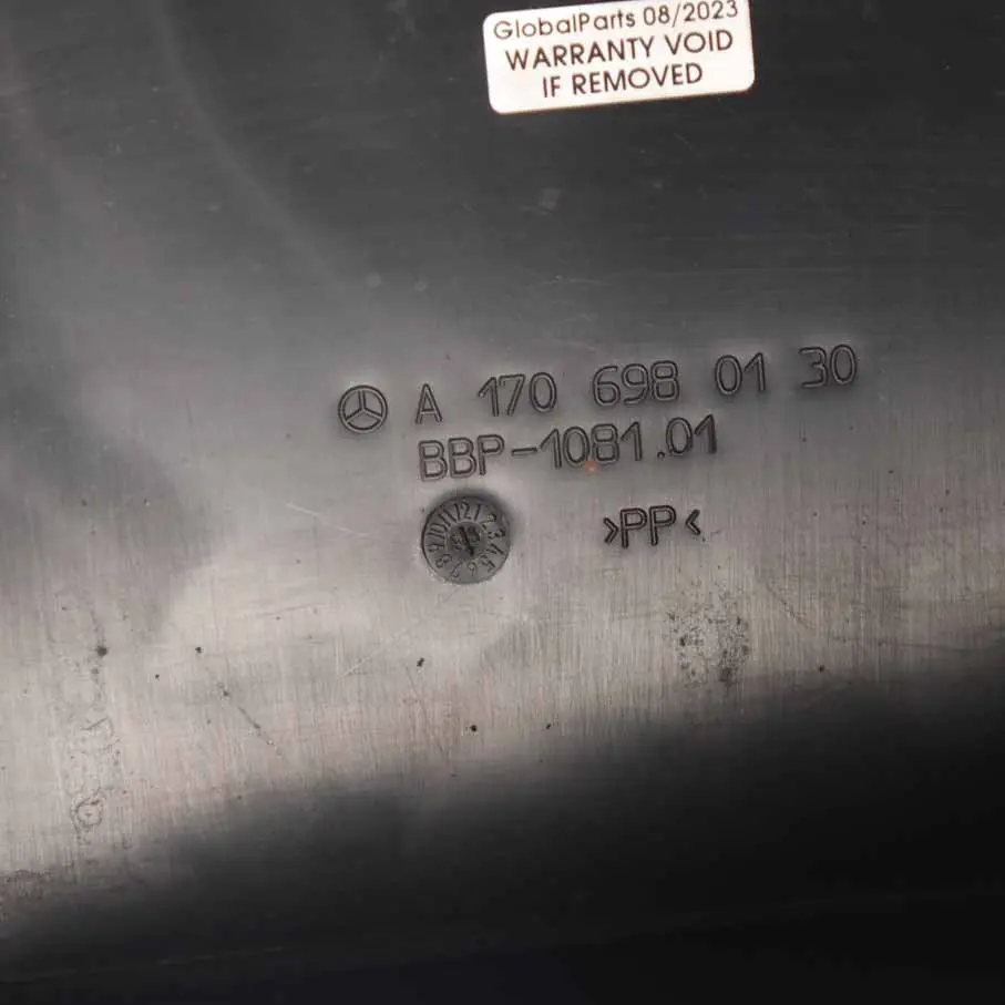 Arch Front Left N/S Rear Section Housing to Mercedes SLK R170 Wheel with Part number A1706980130 Mercedes SLK R170 Wheel Arch Front Left N/S Rear Section Housing - SKU A1706980130 - Part number A1706980130