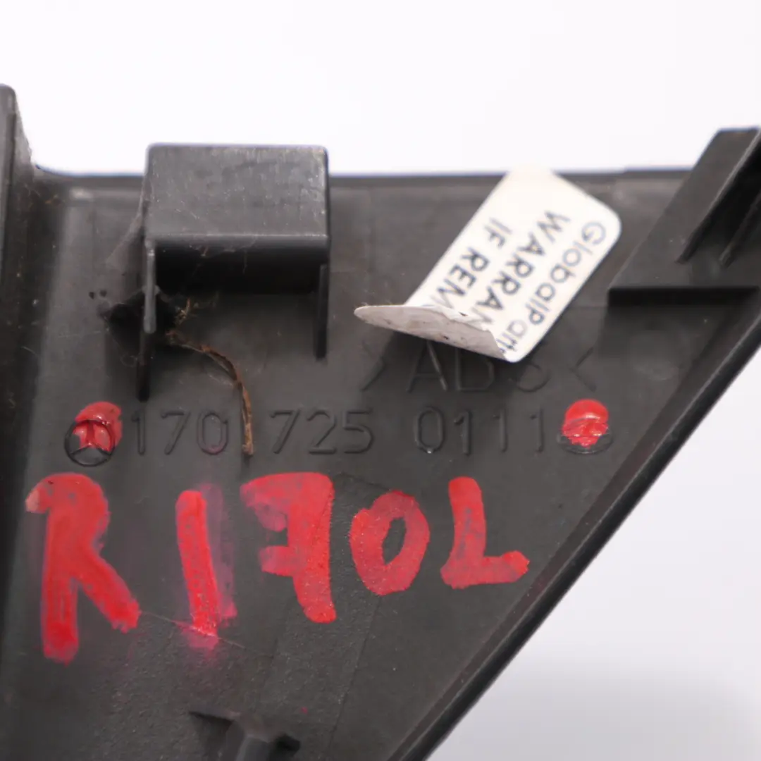 Espejo Cubierta Triángulo Delantero Izquierdo Negro para Mercedes R170 con número de pieza A1707250111 Mercedes R170 Espejo Cubierta Triángulo Delantero Izquierdo Negro - SKU A1707250111 - Número de pieza A1707250111