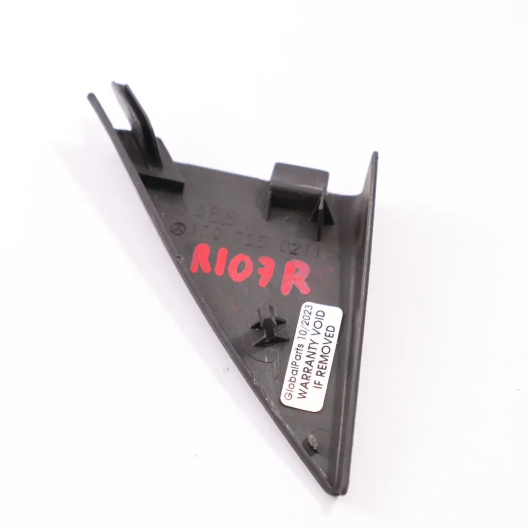 Mercedes SLK R170 Couvercle rétroviseur Triangle Avant Droit Noir - SKU A1707250211 - Numéro de pièce A1707250211