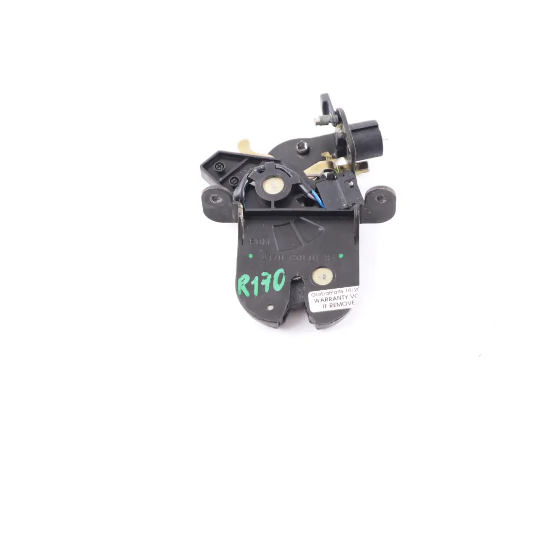 Boot Trunk Lid Lock Latch Rear Mechanism to Mercedes SLK R170 Tailgate with Part number A1707500184 Mercedes SLK R170 Tailgate Boot Trunk Lid Lock Latch Rear Mechanism - SKU A1707500184 - Part number A1707500184