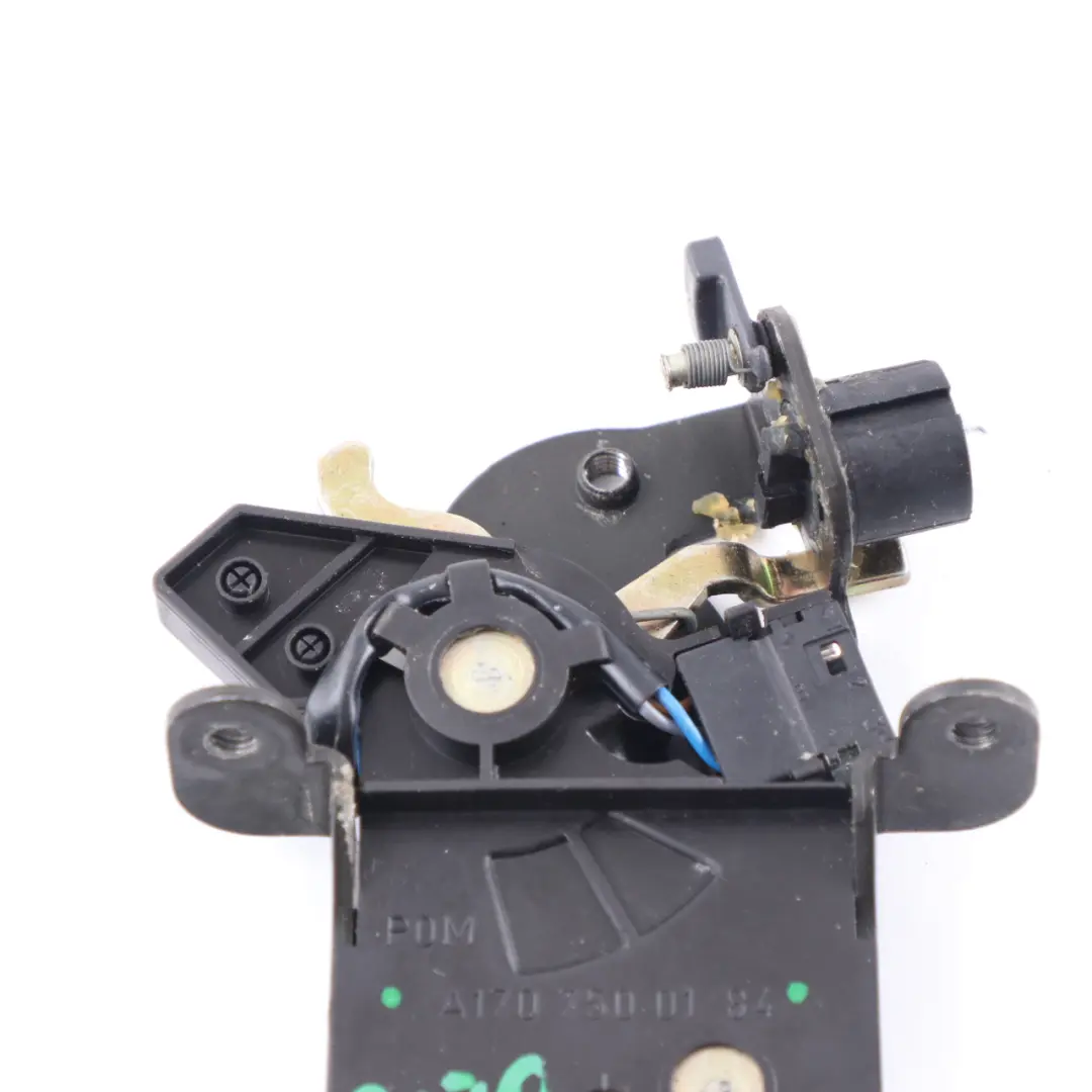 Boot Trunk Lid Lock Latch Rear Mechanism to Mercedes SLK R170 Tailgate with Part number A1707500184 Mercedes SLK R170 Tailgate Boot Trunk Lid Lock Latch Rear Mechanism - SKU A1707500184 - Part number A1707500184