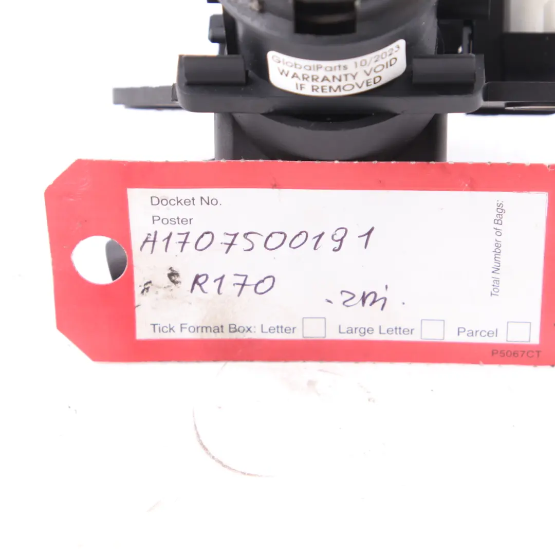 Lock Tailgate Boot Trunk Lid Catch Rear to Mercedes SLK R170 with Part number A1707500191 Mercedes SLK R170 Lock Tailgate Boot Trunk Lid Catch Rear - SKU A1707500191 - Part number A1707500191