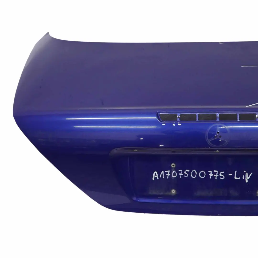 Mercedes SLK R170 Boot Trunk Lid Tailgate Panel Saloon Linarite Blue - 352 - SKU A1707500775-LIN - Part number A1717500075