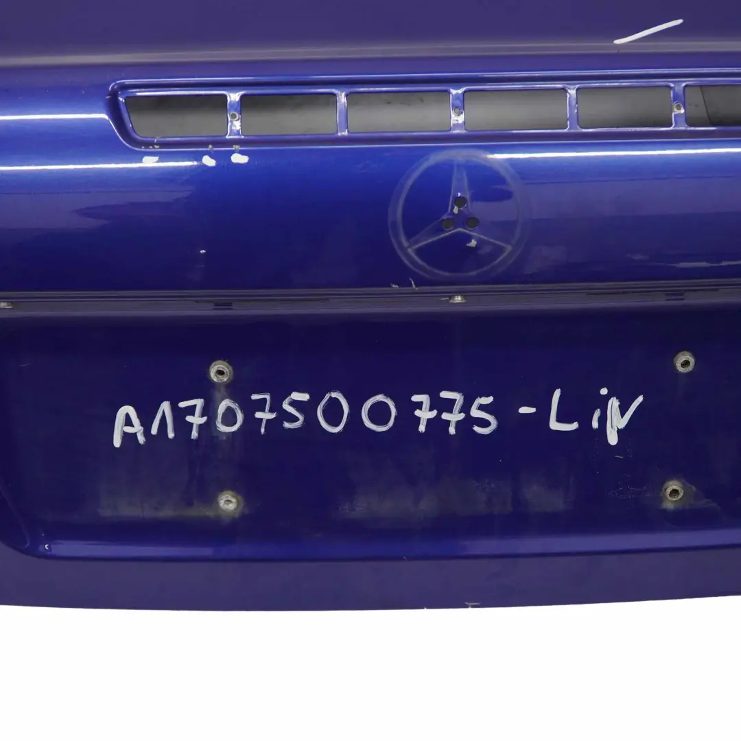 Mercedes SLK R170 Boot Trunk Lid Tailgate Panel Saloon Linarite Blue - 352 - SKU A1707500775-LIN - Part number A1717500075