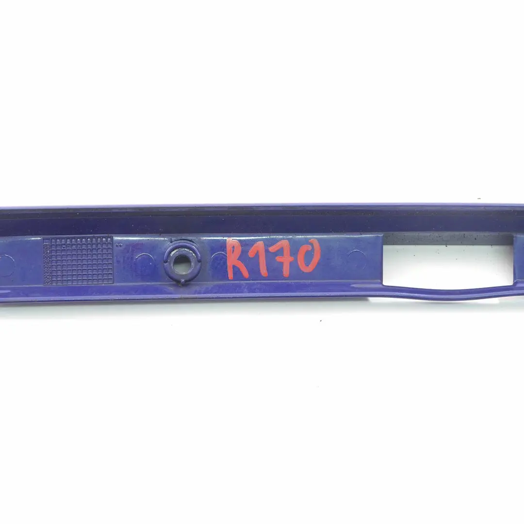 Handle License Plate Strip Linarite Blue to Mercedes SLK R170 Tailgate with Part number A1707580038 Mercedes SLK R170 Tailgate Handle License Plate Strip Linarite Blue - SKU A1707580038-LIN - Part number A1707580038