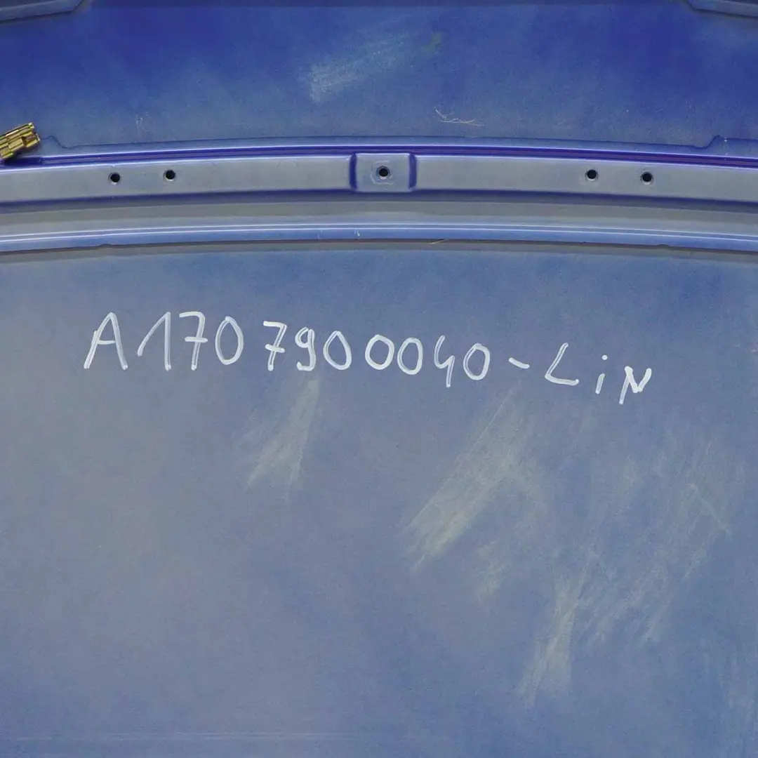Mercedes SLK R170 Copertura pieghevole tetto rigido Linarite Blu - 352 - SKU A1707900040-LIN - Numero di parte A1707900040