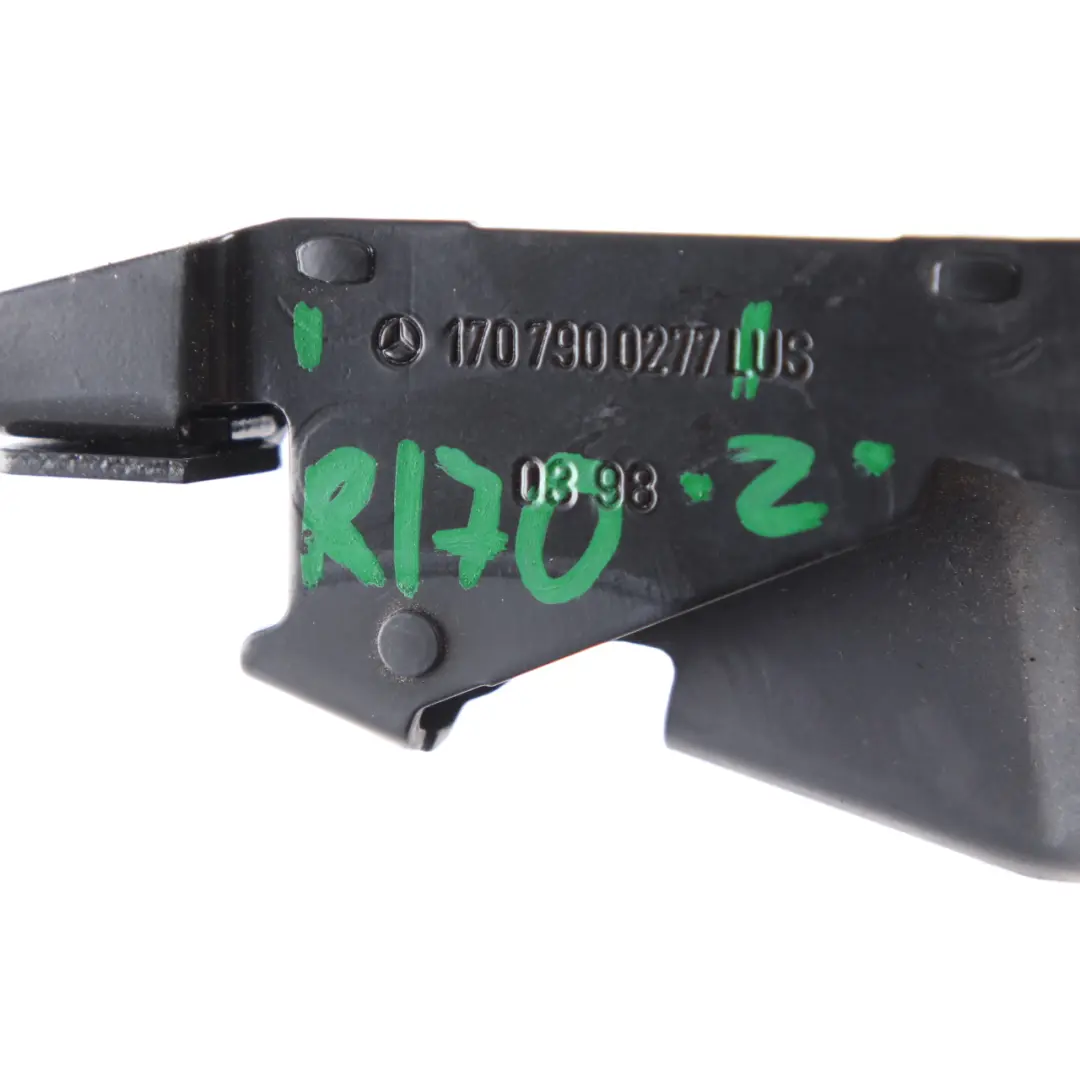 Top Roof Catch Lock Right O/S Mount to Mercedes SLK R170 Convertible with Part number A1707900277 Mercedes SLK R170 Convertible Top Roof Catch Lock Right O/S Mount - SKU A1707900277 - Part number A1707900277