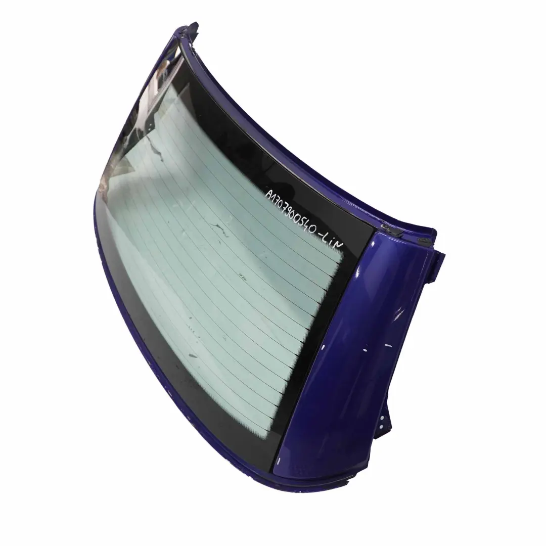 Mercedes SLK R170 Folding Top Hardtop Roof Shell Rear Window Linarite Blue - 352 - SKU A1707900540-LIN - Part number A1707900540