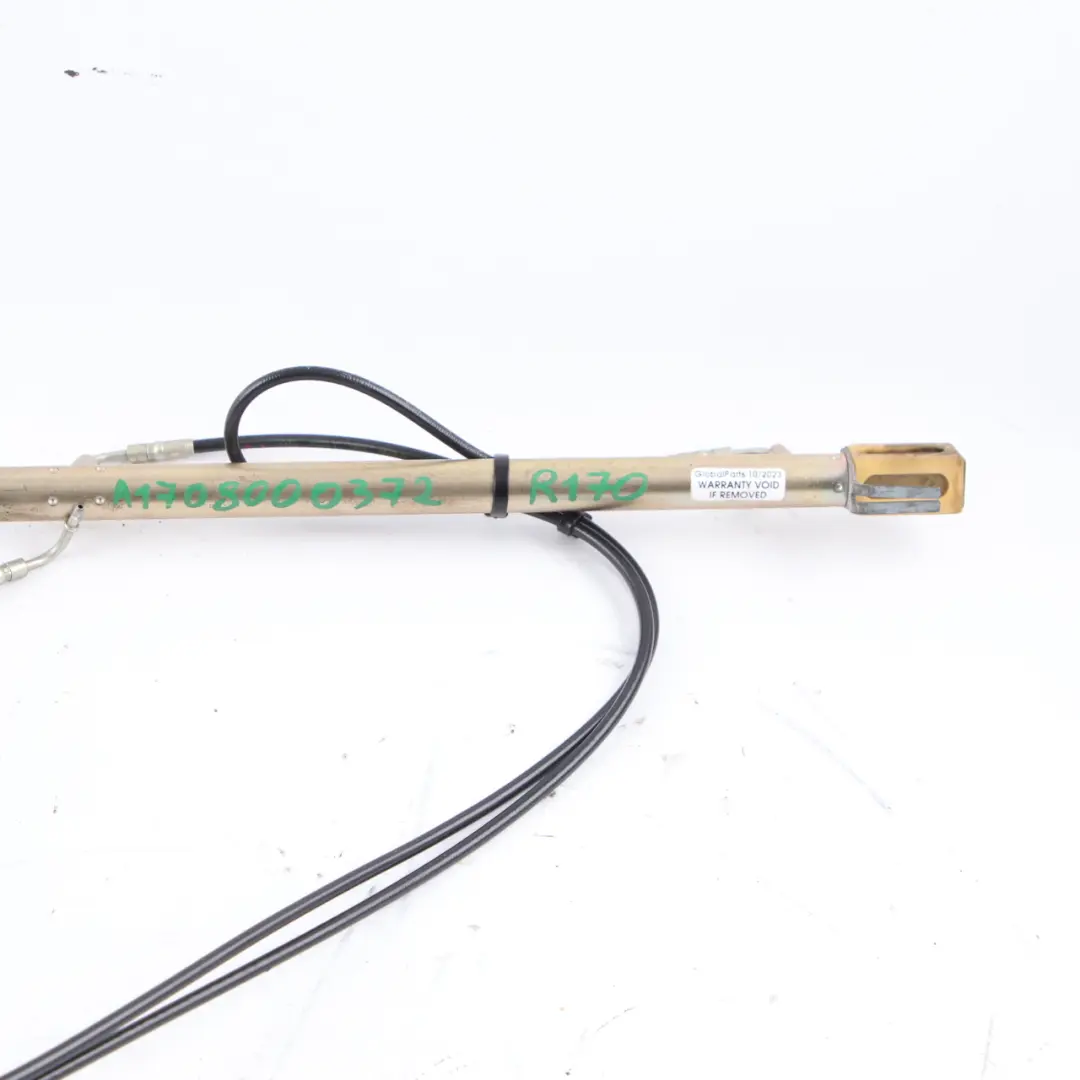 Roof Top Hydraulic Cylinder Left N/S Trunk Drive to Mercedes SLK R170 with Part number A1708000372 Mercedes SLK R170 Roof Top Hydraulic Cylinder Left N/S Trunk Drive - SKU A1708000372 - Part number A1708000372