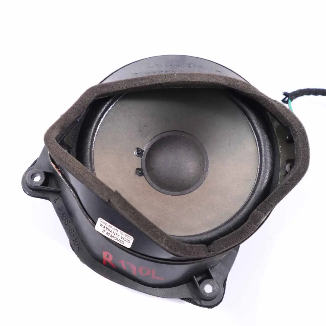 Loudspeaker Front Door Left N/S Speaker Audio to Mercedes SLK R170 with Part number A1708202902 Mercedes SLK R170 Loudspeaker Front Door Left N/S Speaker Audio - SKU A1708202902 - Part number A1708202902
