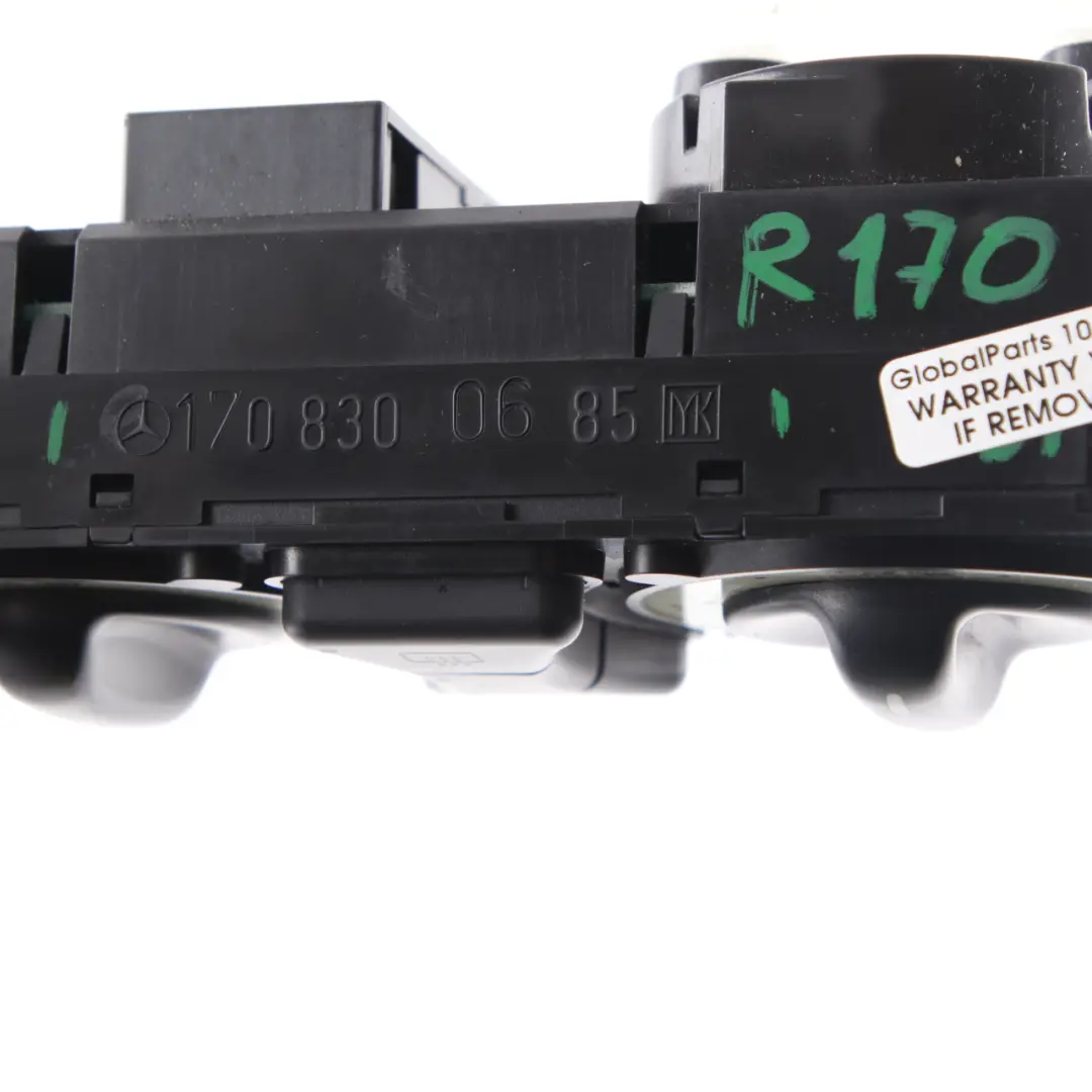 Climate Control Panel Mercedes R170 W202 W208 Heater Switch A/C Unit to with Part number A1708300685 Climate Control Panel Mercedes R170 W202 W208 Heater Switch A/C Unit - SKU A1708300685 - Part number A1708300685