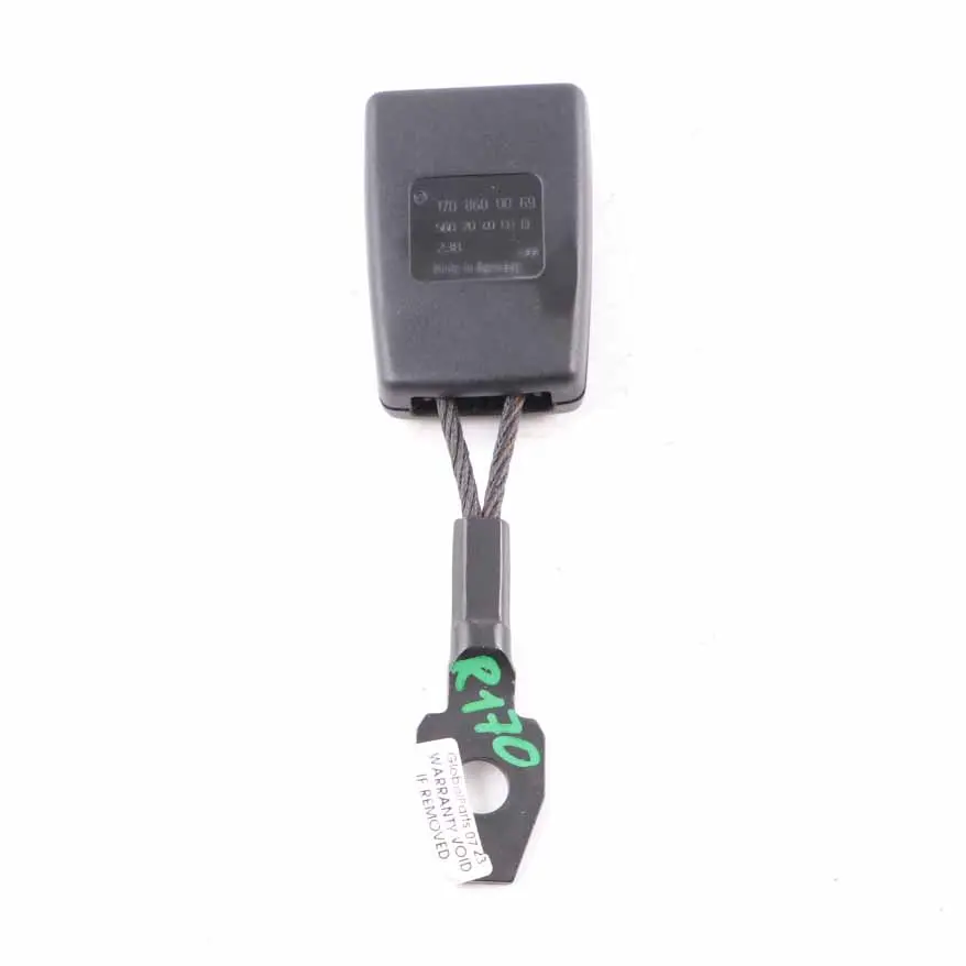 Mercedes SLK R170 Seat Belt Buckle Latch Front Left Right N/O/S - SKU A1708600069 - Part number A1708600069