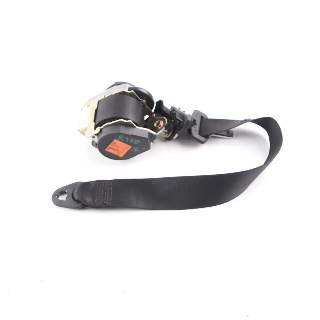 Cinturón seguridad delantero izquierdo negro para Mercedes SLK R170 con número de pieza A1708600585 Mercedes SLK R170 Cinturón seguridad delantero izquierdo negro - SKU A1708600585 - Número de pieza A1708600585
