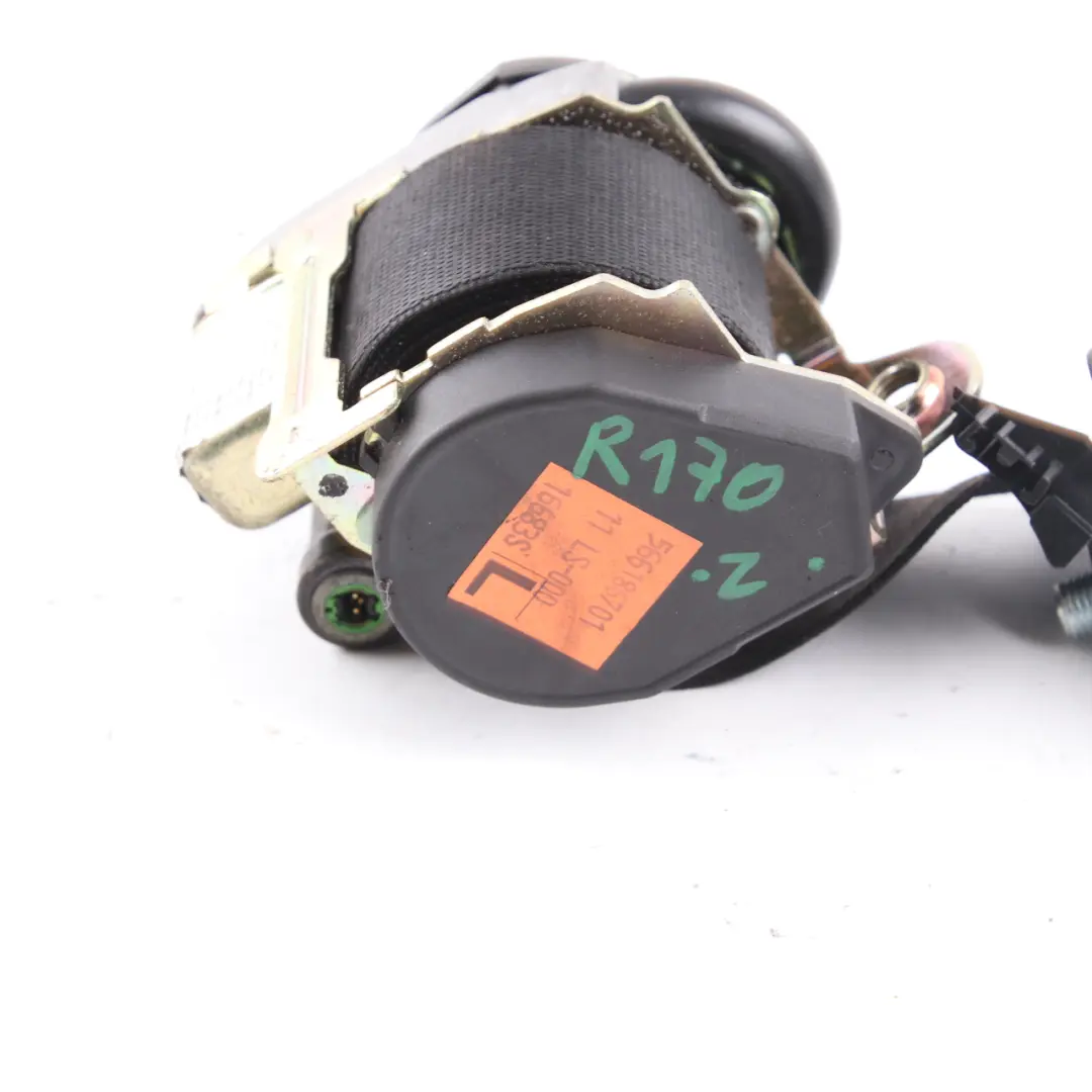 Mercedes SLK R170 Seat Belt Front Left N/S Safety Belt Black - SKU A1708600585 - Part number A1708600585