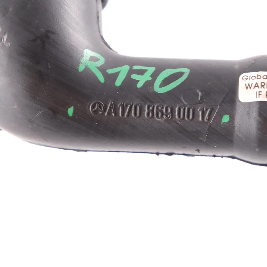 Filler Neck Windshield Washer Pipe Hose Line to Mercedes SLK R170 with Part number A1708690017 Mercedes SLK R170 Filler Neck Windshield Washer Pipe Hose Line - SKU A1708690017 - Part number A1708690017