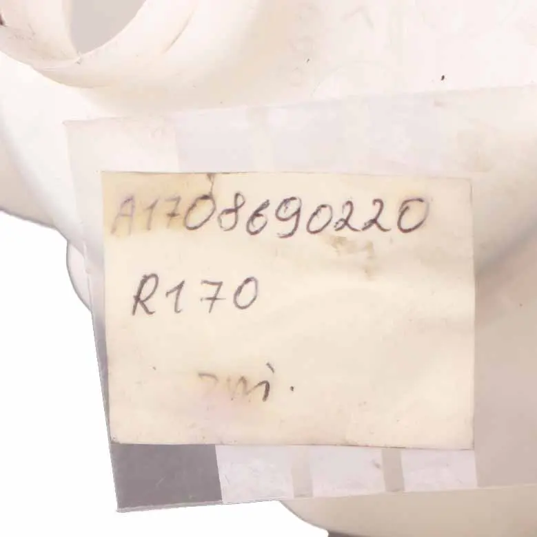 Washer Bottle Tank Windscreen Windshield Reservoir to Mercedes SLK R170 with Part number A1708690220 Mercedes SLK R170 Washer Bottle Tank Windscreen Windshield Reservoir - SKU A1708690220 - Part number A1708690220