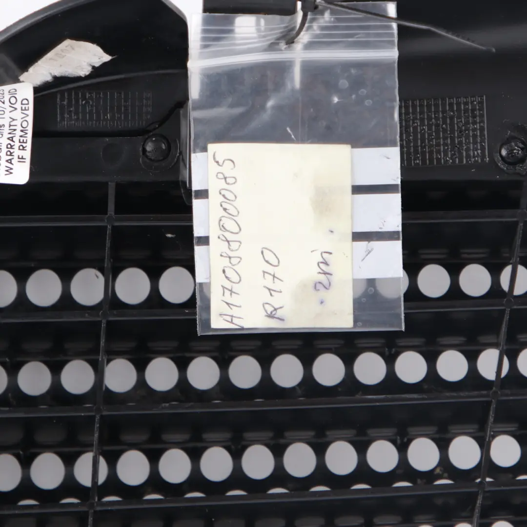 Front Grille Radiator Hood Panel Cover Black to Mercedes SLK R170 with Part number A1708800085 Mercedes SLK R170 Front Grille Radiator Hood Panel Cover Black - SKU A1708800085 - Part number A1708800085