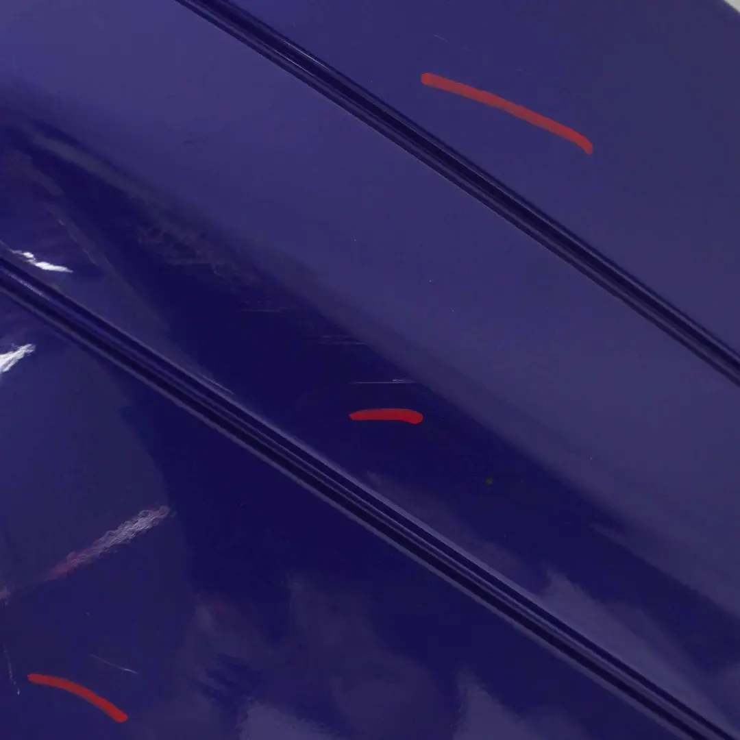 Bumper Trim Panel Covering Linarite Blue Metallic - 352 to Mercedes SLK R170 Rear with Part number A1708800771 Mercedes SLK R170 Rear Bumper Trim Panel Covering Linarite Blue Metallic - 352 - SKU A1708800771-LIN - Part number A1708800771