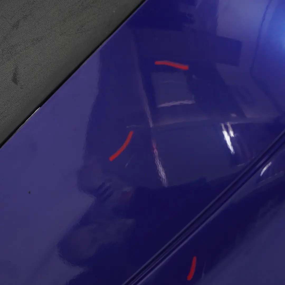 Mercedes SLK R170 Rear Bumper Trim Panel Covering Linarite Blue Metallic - 352 - SKU A1708800771-LIN - Part number A1708800771