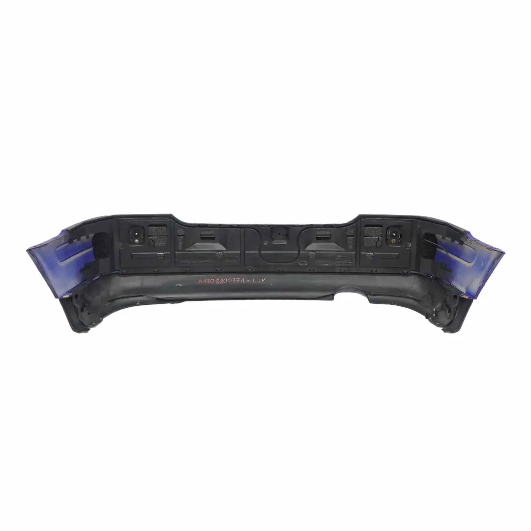 Bumper Trim Panel Covering Linarite Blue Metallic - 352 to Mercedes SLK R170 Rear with Part number A1708800771 Mercedes SLK R170 Rear Bumper Trim Panel Covering Linarite Blue Metallic - 352 - SKU A1708800771-LIN - Part number A1708800771