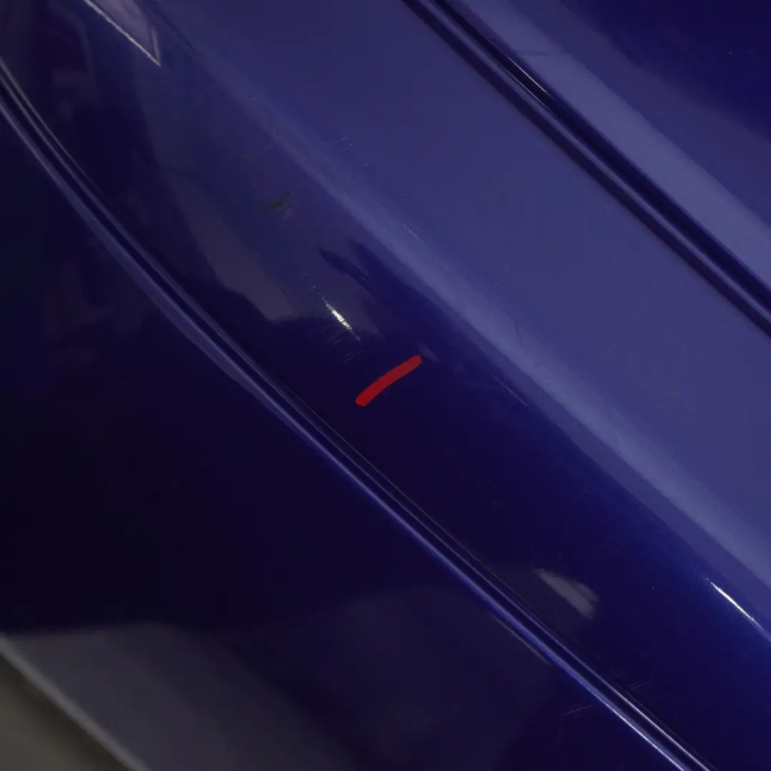 Bumper Trim Panel Covering Linarite Blue Metallic - 352 to Mercedes SLK R170 Rear with Part number A1708800771 Mercedes SLK R170 Rear Bumper Trim Panel Covering Linarite Blue Metallic - 352 - SKU A1708800771-LIN - Part number A1708800771