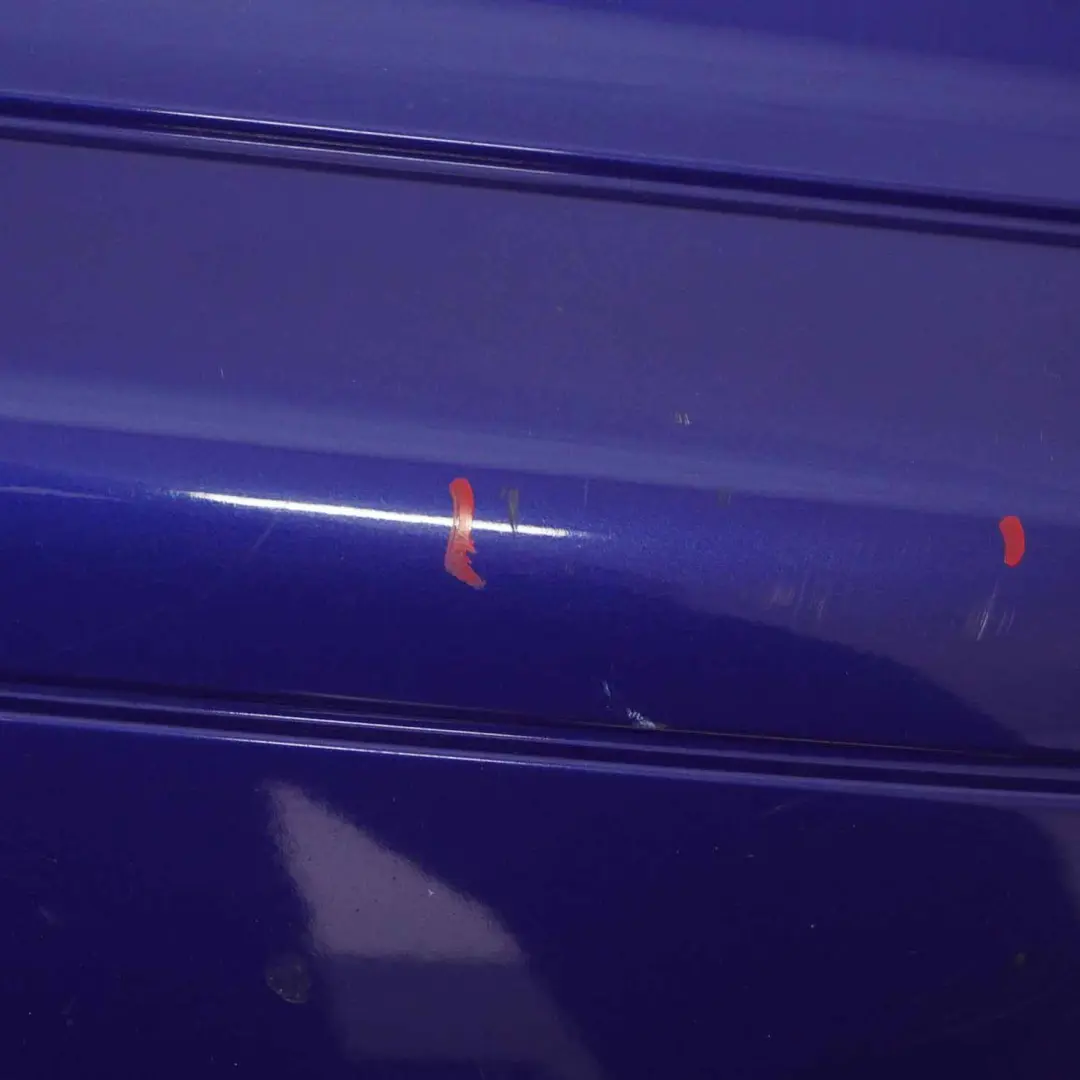 Bumper Trim Panel Covering Linarite Blue Metallic - 352 to Mercedes SLK R170 Rear with Part number A1708800771 Mercedes SLK R170 Rear Bumper Trim Panel Covering Linarite Blue Metallic - 352 - SKU A1708800771-LIN - Part number A1708800771