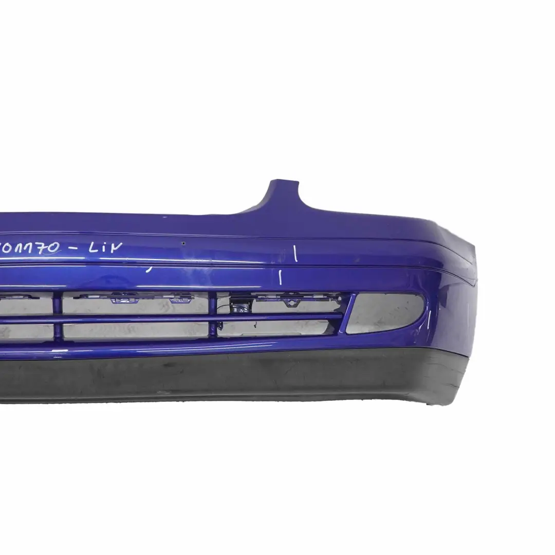 Front Bumper Trim Panel Covering Linarite Blue Metallic - 352 to Mercedes SLK R170 with Part number A1708801170 Mercedes SLK R170 Front Bumper Trim Panel Covering Linarite Blue Metallic - 352 - SKU A1708801170-LIN - Part number A1708801170