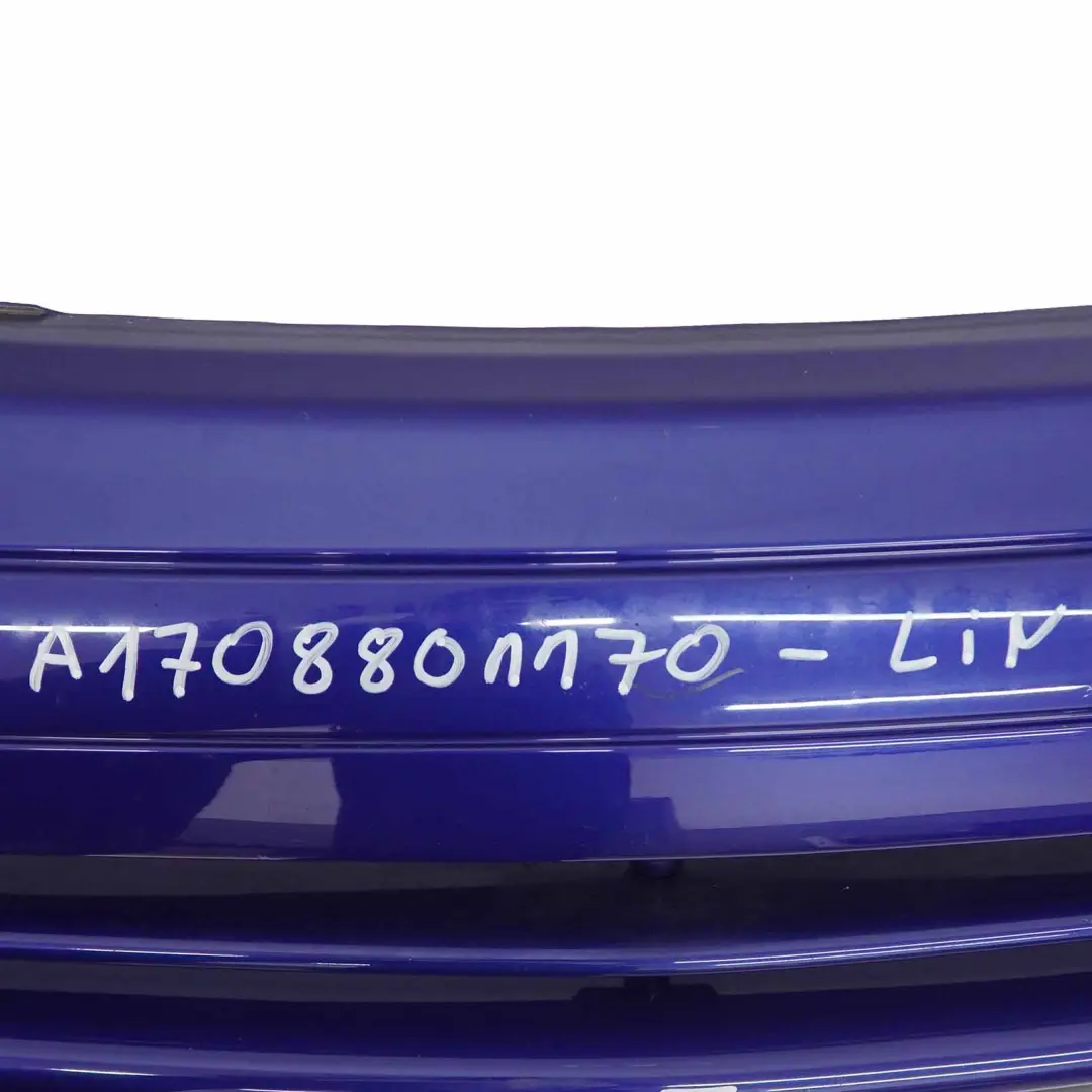 Front Bumper Trim Panel Covering Linarite Blue Metallic - 352 to Mercedes SLK R170 with Part number A1708801170 Mercedes SLK R170 Front Bumper Trim Panel Covering Linarite Blue Metallic - 352 - SKU A1708801170-LIN - Part number A1708801170